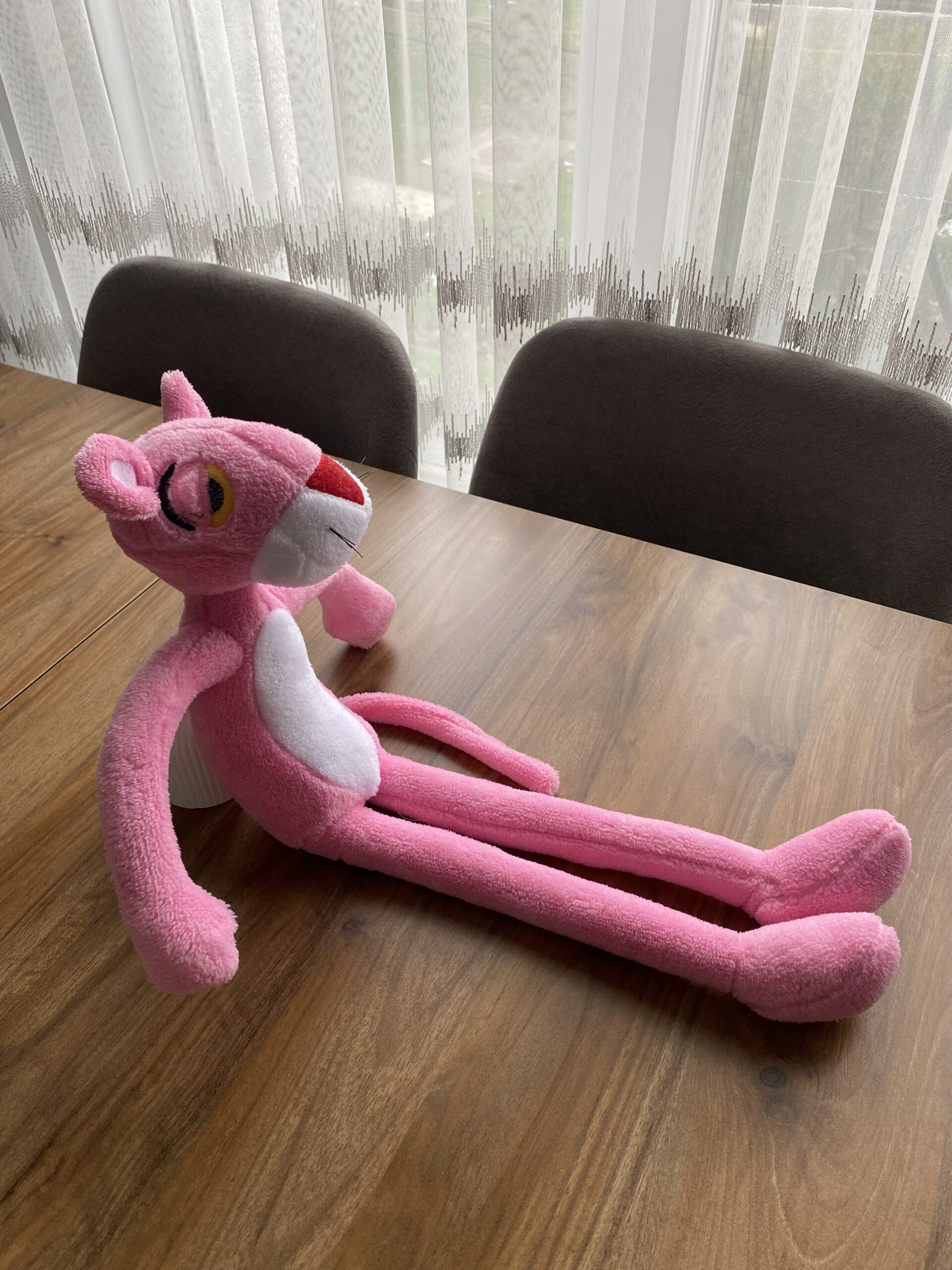 Pelüş Pembe Panter 55 cm - Görsel 3